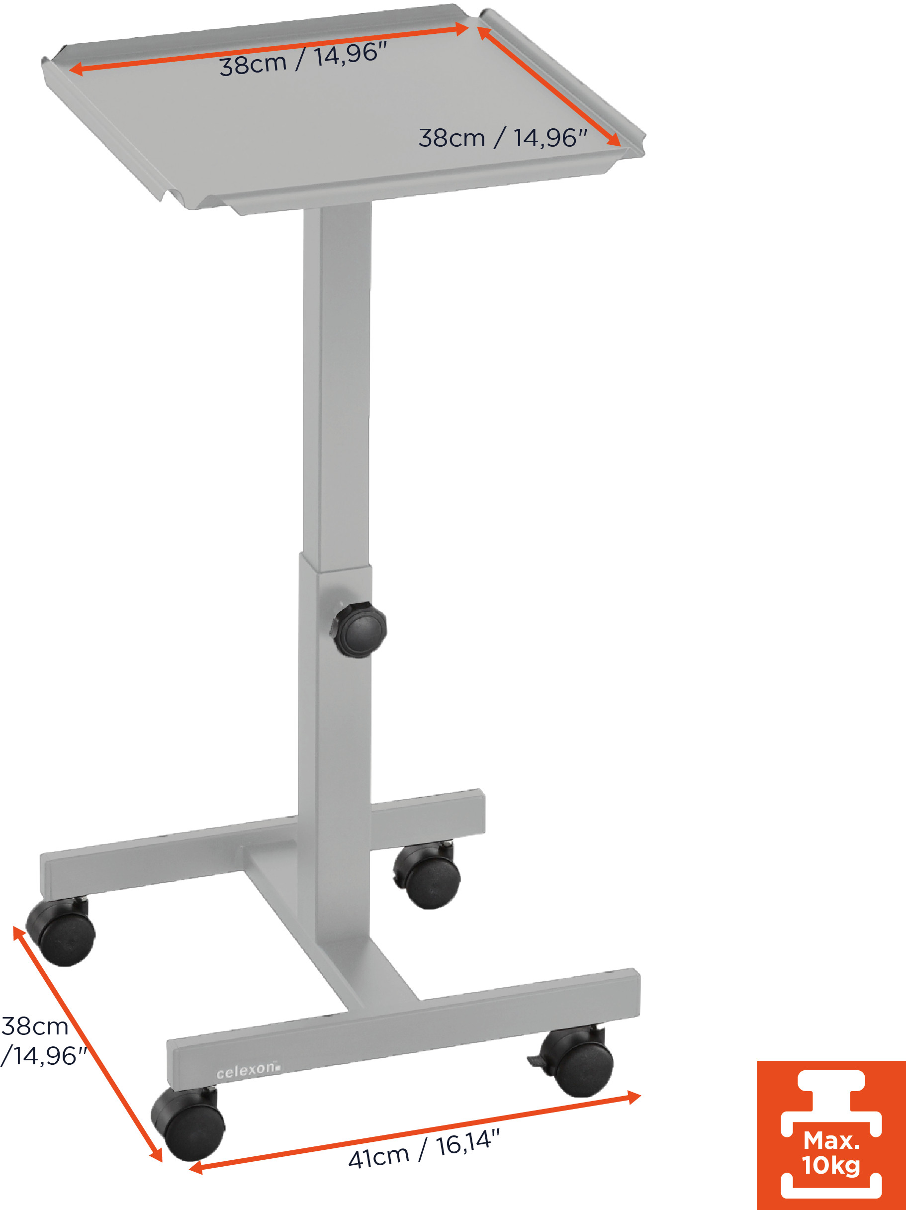 celexon Projektionstisch PT1010G
