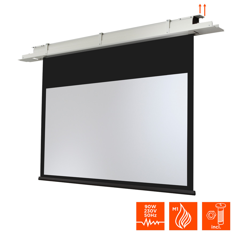 celexon Deckeneinbau Leinwand Motor Expert 250 x 140 cm