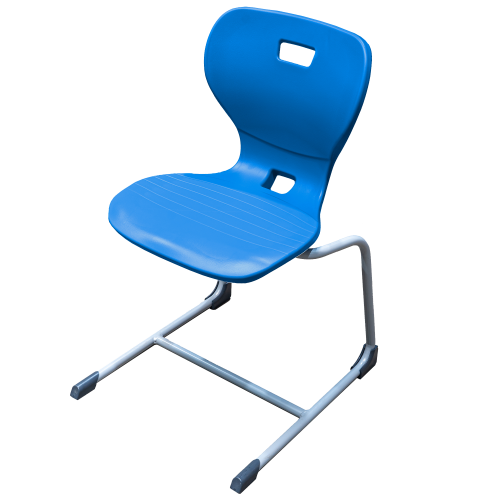 Ergostar UP 2.0 Schulstuhl Sitzschalenfarbe Blau, Sitzhöhe 43 cm