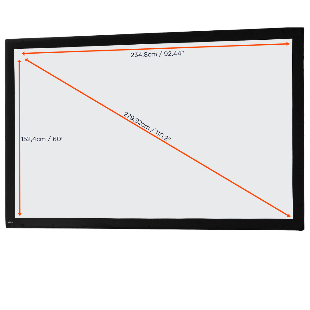 celexon Tuch für Faltrahmen Mobil Expert - 244 x 152 cm