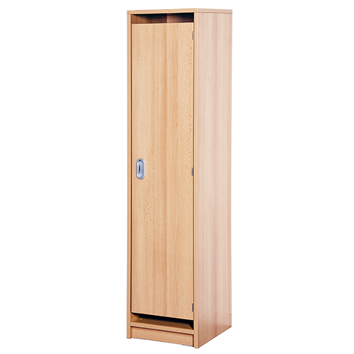 Beistellschrank mit 7 Fächern B/H/T: 36x158x40 cm, mit 6 Einlegeböden, verkürzte Tür rechts