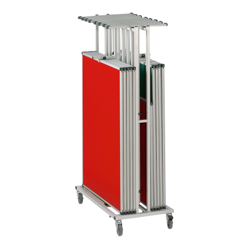 Stecktafel-Set, "Sparset", inkl. Stecktafelwagen 6x Tafel: 90x90 cm, 3x Tafel: 120x90 cm, 12x T-Fuß-Stativ, 1x Stecktafelwagen