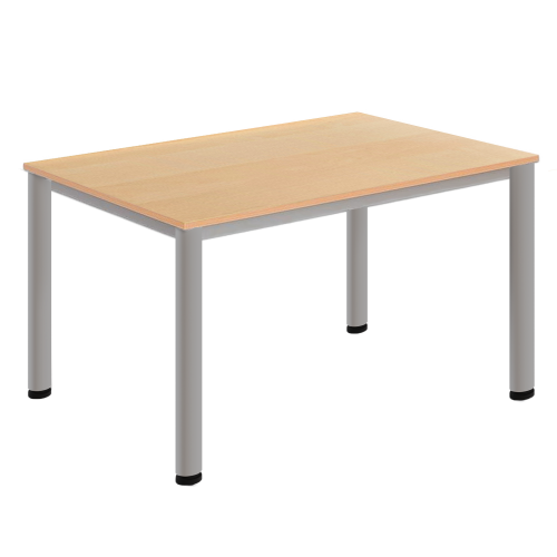 höhenverstellbarer Rechtecktisch B/T: 140x70 cm, Stellhöhe: 58-72 cm