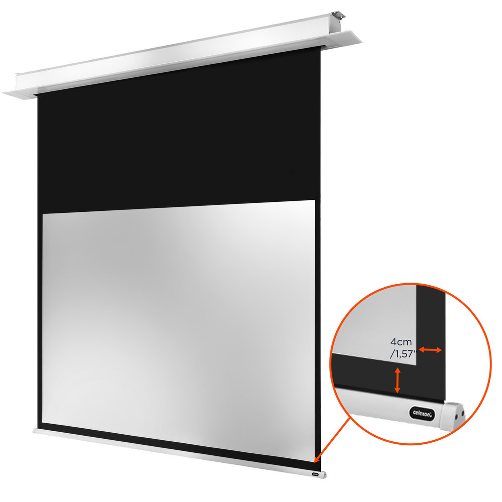 celexon Deckeneinbauleinwand Motor Professional Plus 240 x 150 cm