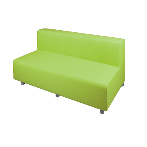 Sofa-Möbelelement mit Lehne B/H/T: 138x73x72 cm, Sitzhöhe: 43 cm, mit Kunstlederbezug