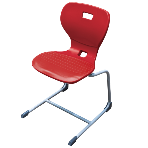 Ergostar UP 2.0 Schulstuhl Sitzschalenfarbe Weinrot, Sitzhöhe 46 cm