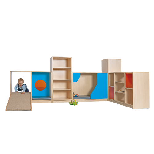 Versteckschrank in Korpusbauweise B/H/T: 102x80x40 cm, inklusive Kunstlederauflage