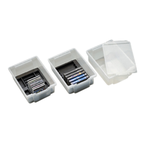 transparente Aufbewahrungsbox inkl. abnehmbarem Deckel