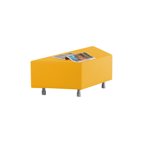 Sitzelement Trapez aus der Sofaserie Wellness-Oase B/H/T: 112/56x40x50 cm, Bezug Stoff