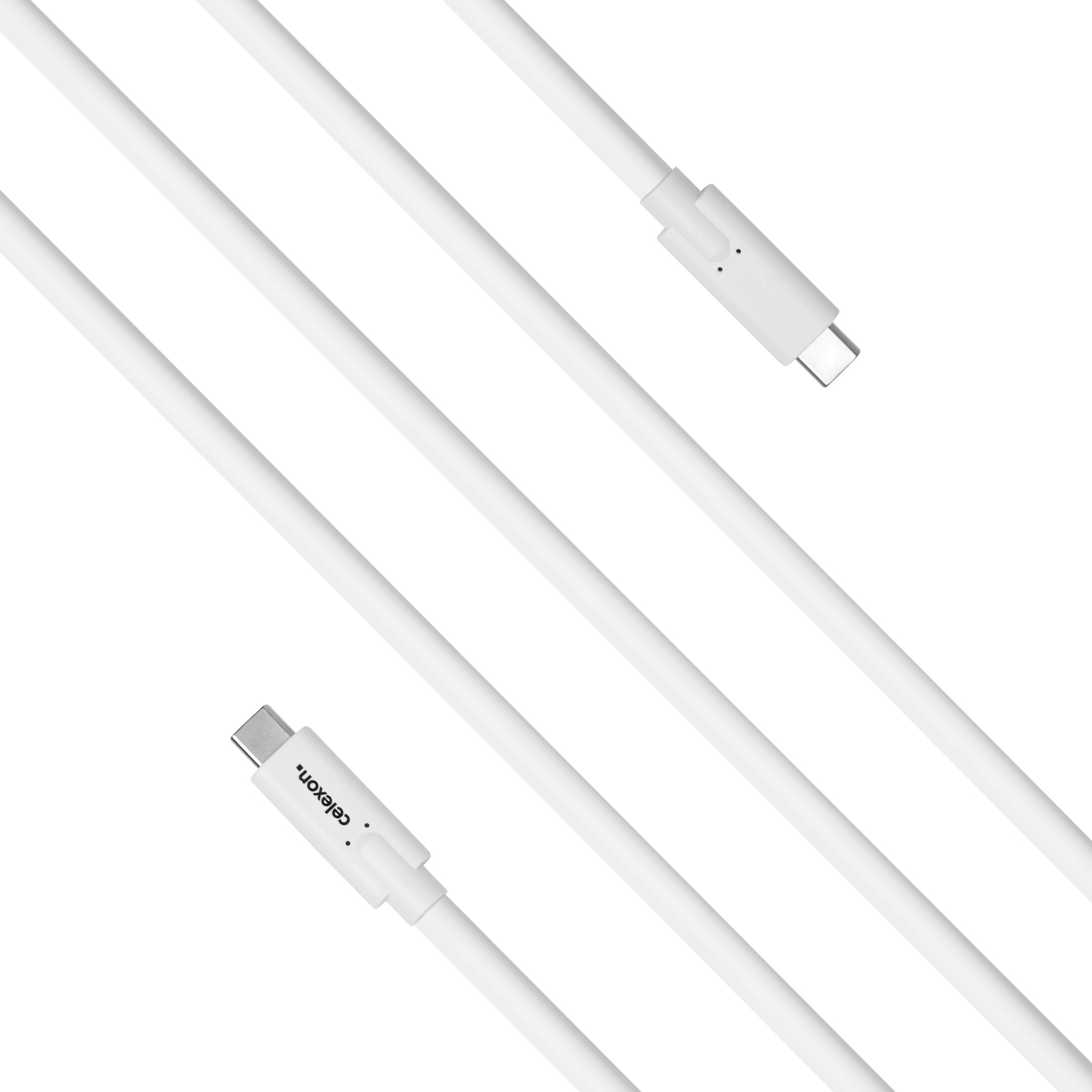 celexon USB-C Kabel - USB 3.2 Gen 2x1 1,5m, weiß