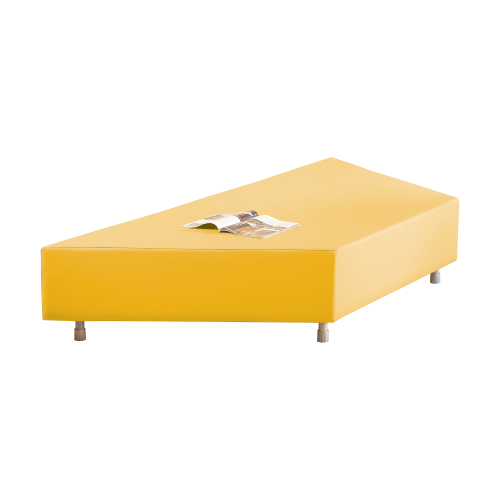 Sitzelement Trapez gross aus der Sofaserie Wellness-Oase B/H/T: 224/112x40x97 cm, Bezug Stoff