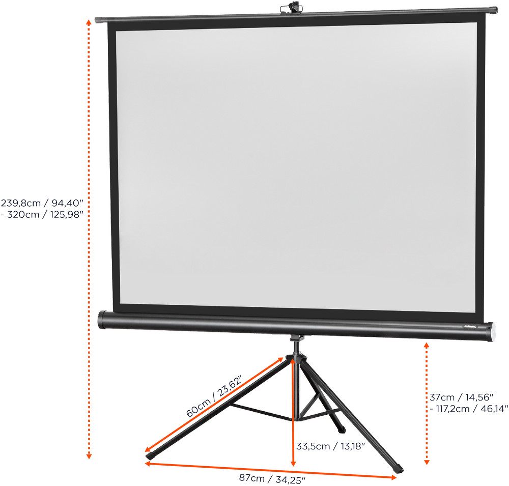 celexon Stativleinwand Economy 244 x 183 cm
