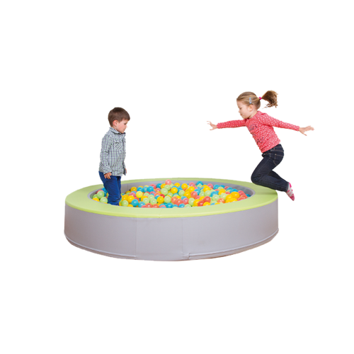 Rundes Ballbad / Bällebad für Klein und Groß Kunstleder und Kern schwer entflammbar, Durchmesser 160 cmHöhe 30 cm