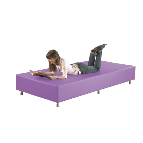 Sitzelement Rechteck groß aus der Sofaserie Wellness-Oase B/H/T: 224x40x112 cm, Bezug aus Kunstleder