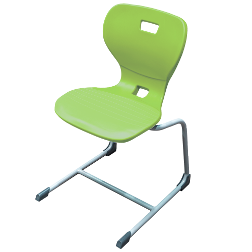 Ergostar UP 2.0 Schulstuhl Sitzschalenfarbe Limonengrün, Sitzhöhe 43 cm