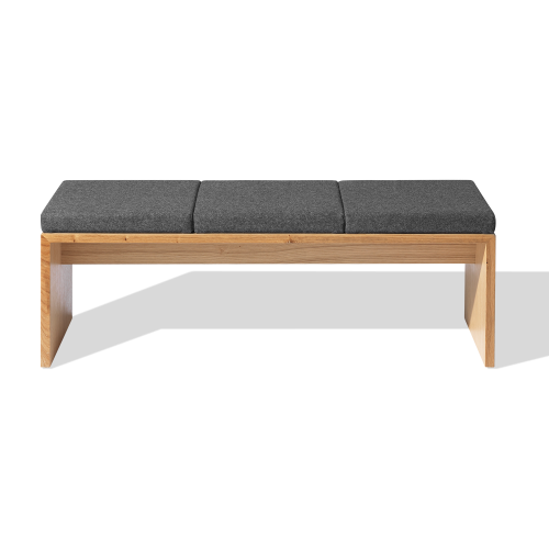 Bench Sitzelement B/H/T: 90x45x45 cm, 25mm Platte HPL, m. ABS Kante 2mm
