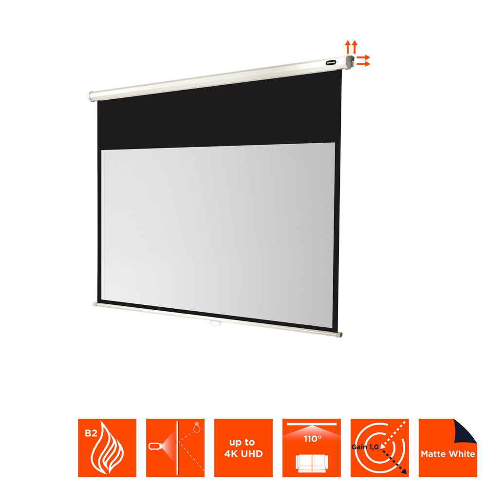 celexon Leinwand Rollo Economy 220 x 124 cm