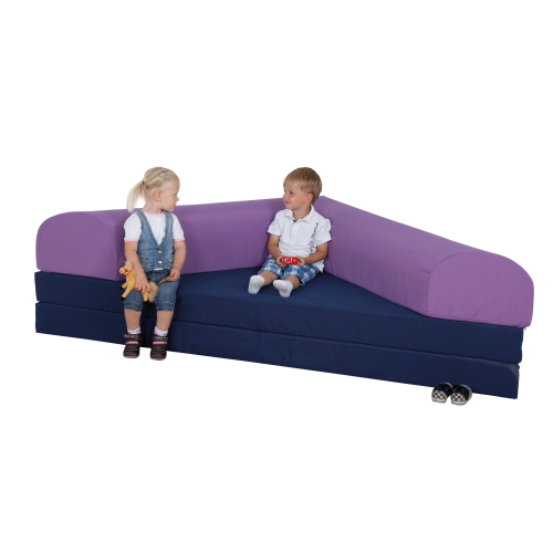 Ersatzbezug für KE37-V4 oder KE37-V6 Polster: B/H: 160x15/30 cm, 2 Halbrund-Rollen: B/H/T: 160x30x35 cm