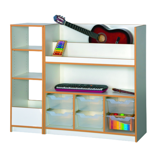 Musikregal Set 1 B/H/T: 144,5x120x40 cm
