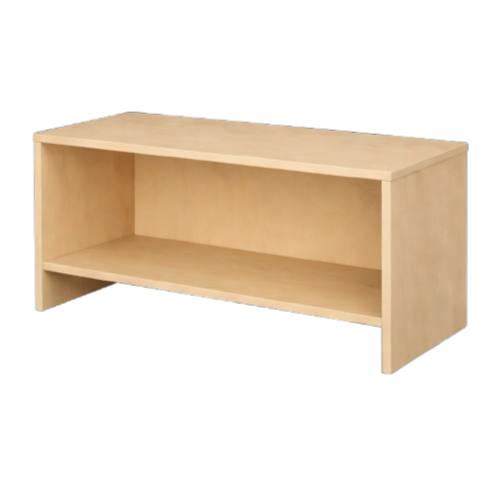Korpus-Regal mit Regalnische in 40er Tiefe B/H/T: 102x60x40 cm, mit 1 Fach entsprechend Korpusbreite, über flacher Sockelnische