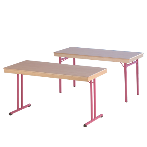 Klapptisch mit Schichtstoffplatte B/H/T: 120x72x60 cm, T-Fuß Gestell