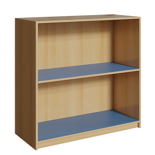 Regal mit 1 Zwischenboden für Schulranzen-Trolleys B/H/T: 110x120x45 cm, Böden mit Linoleum, Regal aus feuerhemmendem Material