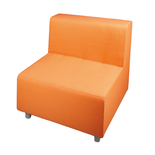 Sofa-Möbelelement mit Lehne B/H/T: 70x69x72 cm, Sitzhöhe: 39 cm, mit Kunstlederbezug