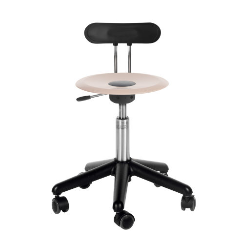 Genito UFO Erzieherstuhl, Drehstuhl mit Gaslift, fahrbar, Sitzteller Polycarbonat (PC) Sitzhöhe: 41-51 cm