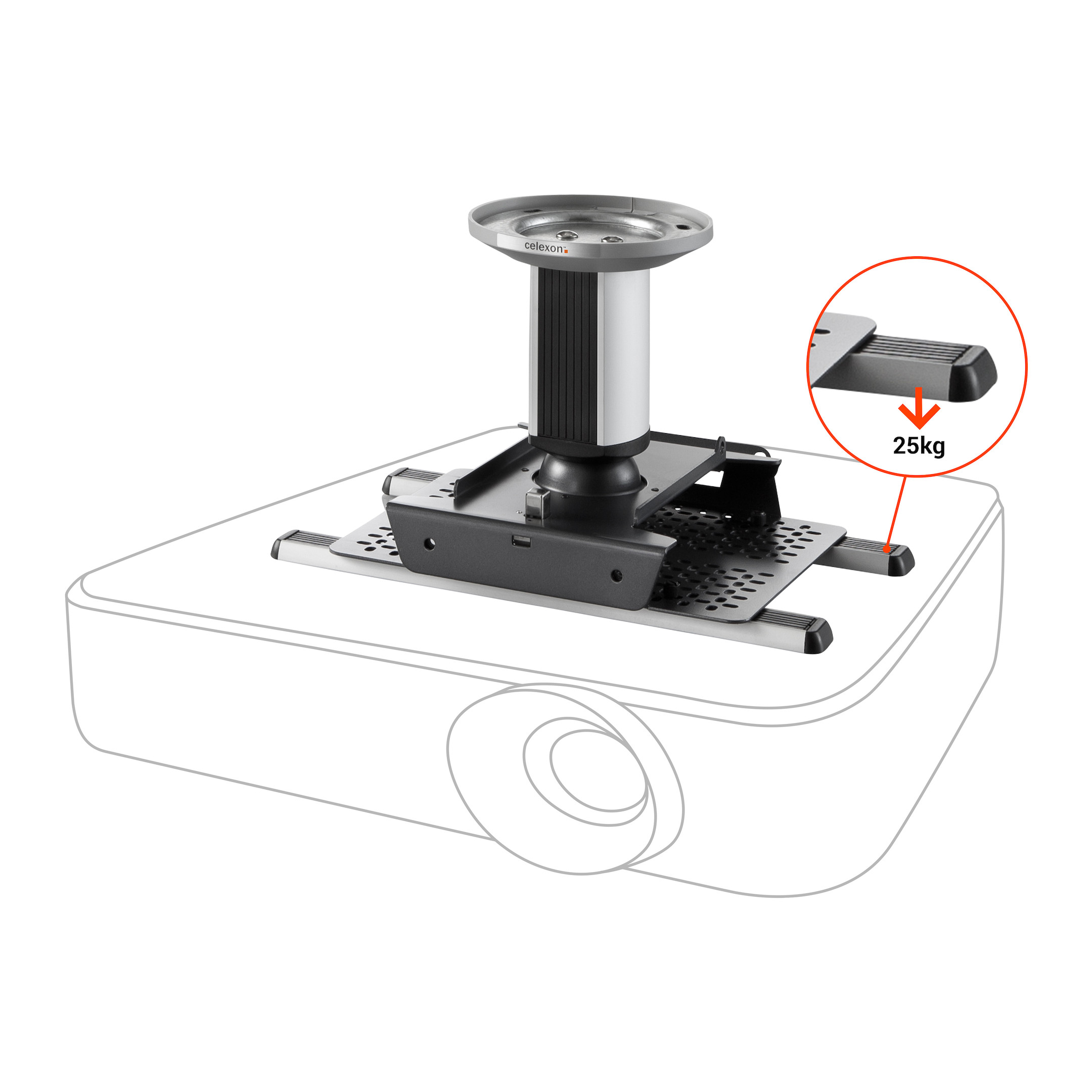 celexon Deckenhalterung universal MultiCel 1500 Expert