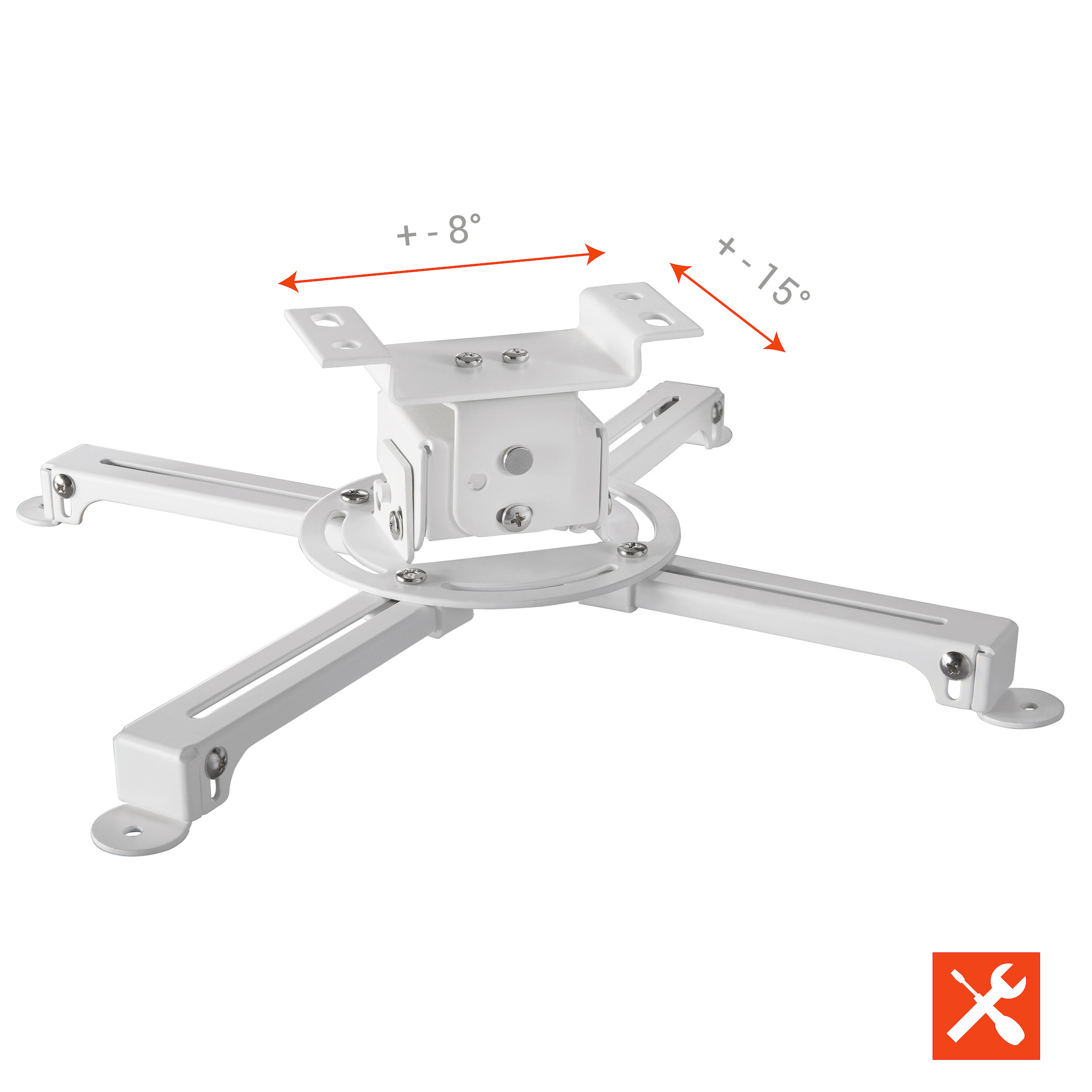celexon Deckenhalterung universal MultiCel 1000 Pro - weiß