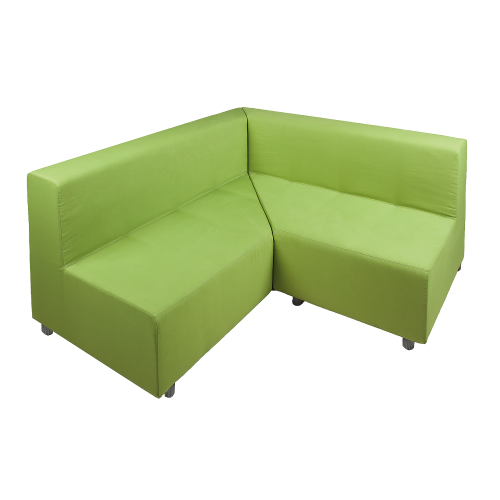 Sofa-Möbelelement mit Lehne B/H/T: 138x73x138 cm, Sitzhöhe: 43 cm, mit Kunstlederbezug