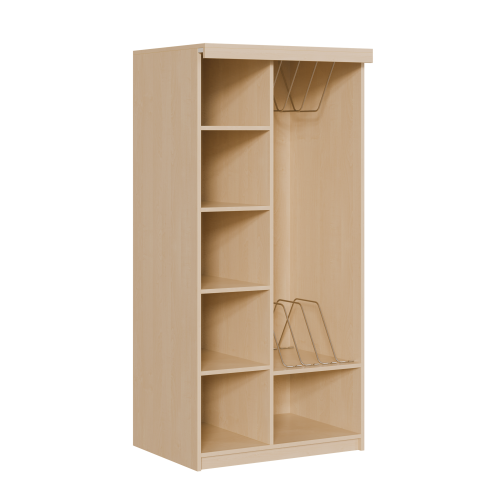 Liegepolsterregal für 130-150 cm lange Polster, mit Fächern B/H/T: 90x190x72 cm, für bis zu 5 Matratzen, Bettwäschefächer, in Korpusbauweise