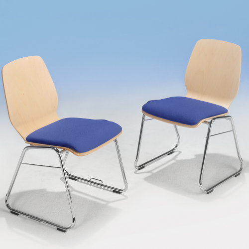 Stuhl "Marko"mit Sitz- und Rückenpolster Sitzhöhe: 46 cm