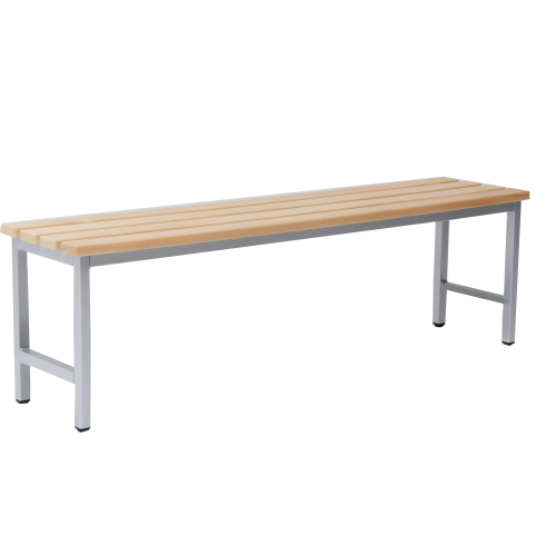 Umkleidebank, freistehende Sitzbank B/H/T: 150x45x35 cm