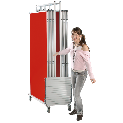 Transportwagen NSTT-W190 für 10 Moderationstafeln und Stative B/H/T: 160x192x56 cm für 10 Moderationstafeln und Stative