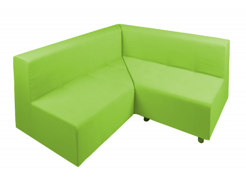 Sitzecke Relax! Eckelement mit Lehne B/H/T: 138x70x72 cm, Sitzhöhe: 39 cm, Stoffbezug schwer entflammbar