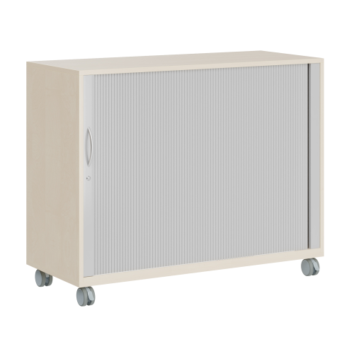 Ergo Tray Sideboard Serie CSRF 3 mit Rollotür B/H/T: 117,9x84,8x50 cm, auf Standfüßen, 24 flache Ergotray-Boxen