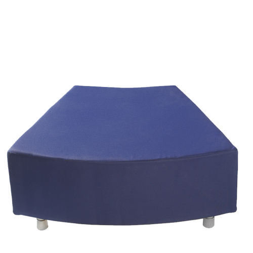 Curved² Achtelkreiselement B/H/T: 79x40x66 cm, Stoffbezug und Polster schwer entflammbar