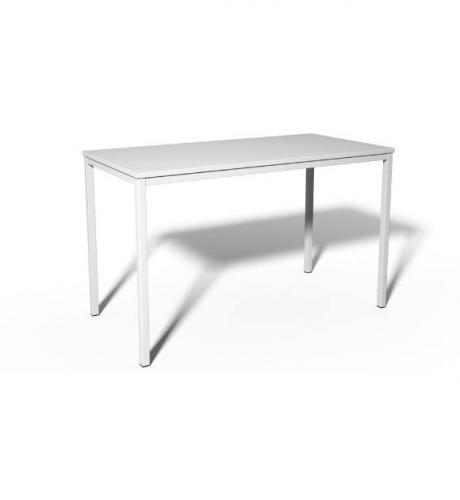 Schreibtisch mit 4-Fuß-Gestell und ABS Sicherheitskante B/H/T: 120x72x60 cm, Plattenstärke 19 mm
