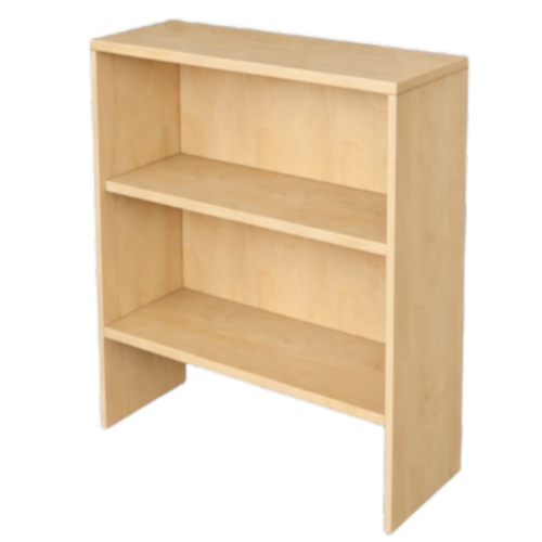 Korpus-Regal mit Regalnische in 40er Tiefe B/H/T: 52x80x40 cm, mit 2 Fächern entsprechend Korpusbreite, über flacher Sockelnische