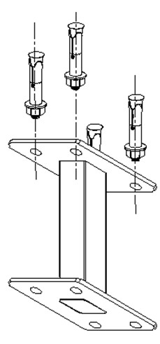 celexon Deckenabstandshalter für Professional Plus Anbau-Leinwände 30cm