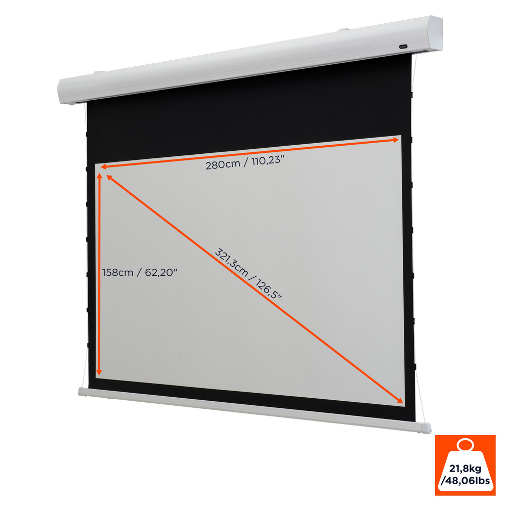 celexon Leinwand HomeCinema Tension 280 x 158 cm, 126" - MWHT