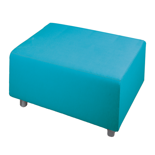 Hocker mit Stoffbezug, Sitzhöhe 39 cm als 1-Sitzer, B/H/T: 70x39x72 cm, Stoff schwer entflammbar
