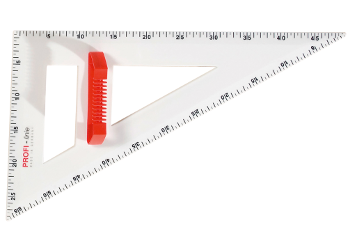 Zeichendreieck der Serie Profi Linie L: 60 cm, 60°