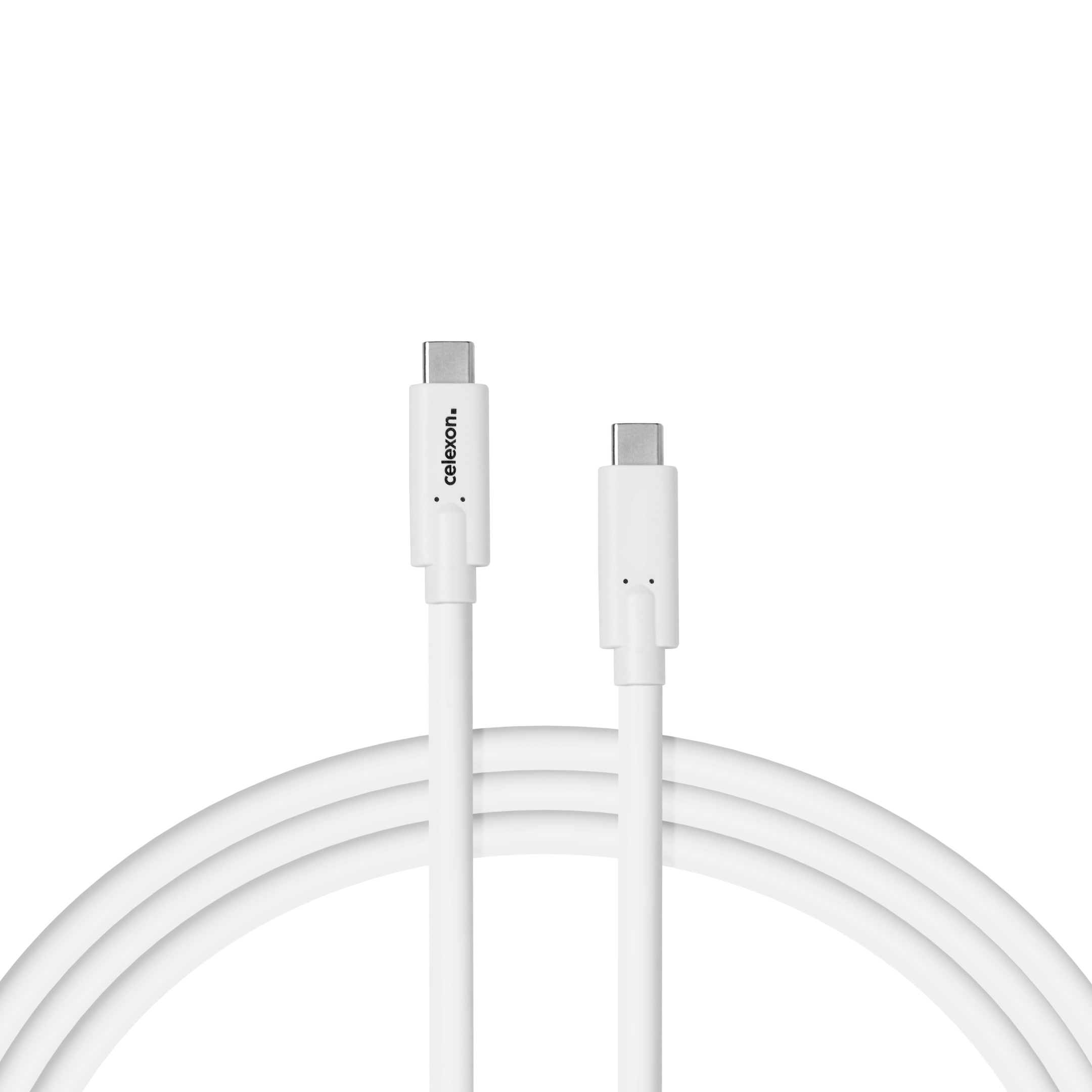 celexon USB-C Kabel - USB 3.2 Gen 2x1 1,5m, weiß