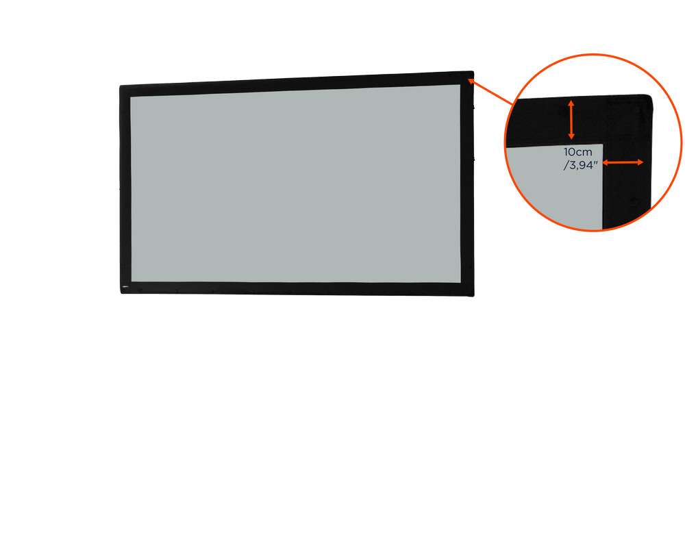 celexon Tuch für Faltrahmen Mobil Expert - 406 x 228 cm Rückprojektion