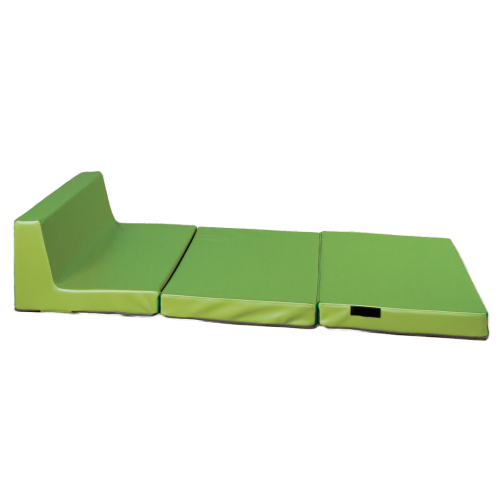 Klappliege B/H/T: 60x50x50 cm (zusammengeklappt), 150x10x60 cm (ausgeklappt), Kunstleder, Farbe wählbar