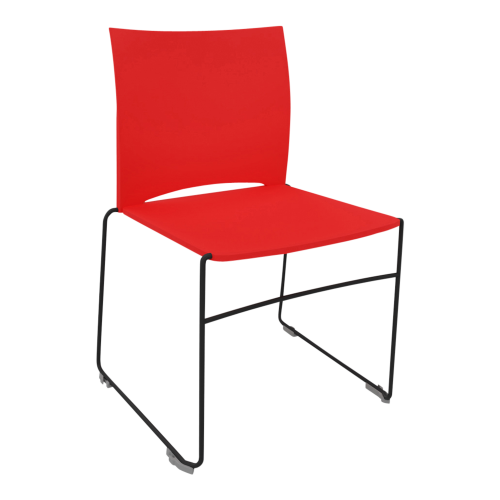 Stuhl Diane B/H/T: 58x85x52 cm, Sitzhöhe: 47 cm, Gestellfarbe: Weißaluminium; Sitz- und Rückenfläche: Kunststoff