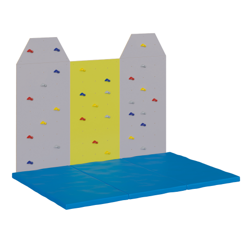 Kletterwand B/H: 285x241 cm, "Alpspitze" Wandflächenbedarf