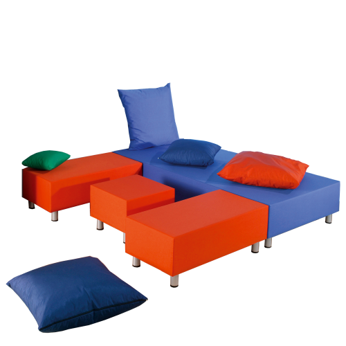 Wellness Oase Set 3 Wellness Oase Set 3, bestehend aus 4 Elementen und 5 Kissen, Bezug Kunstleder